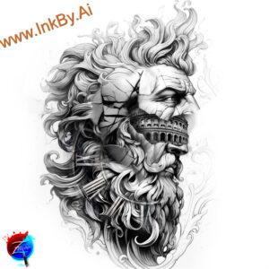 faces tattoo design ideas rich shading detailed eyes symbol of resilience