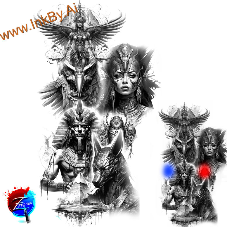 faces tattoo design ideas surreal emotional for sternum