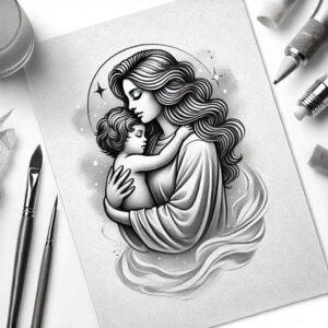 chest-tattoo – tattoo design ideas free ai generated – micro-line – for-hand – Gallery: family-inkby-ai