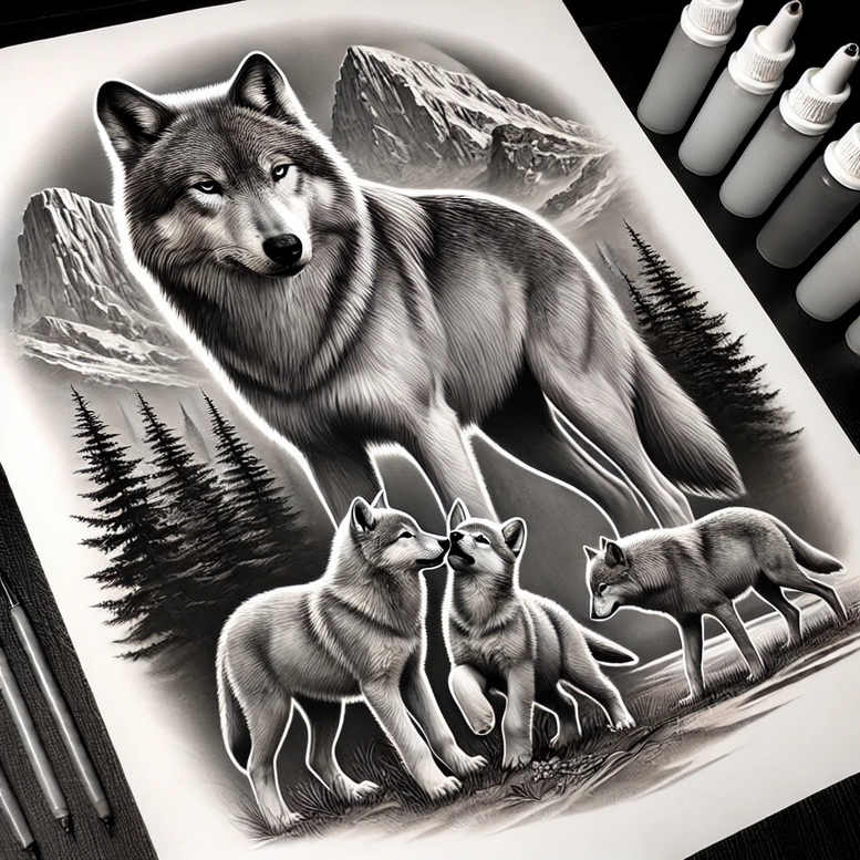 family-devotion-tattoo – tattoo design ideas free ai generated – nonintrusive – for-side-torso – Gallery: family-inkby-ai