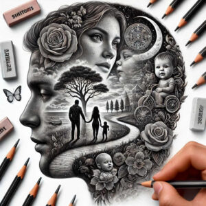 family-tattoo – tattoo design ideas free ai generated – clean-shape – for-upper-thigh – Gallery: family-inkby-ai