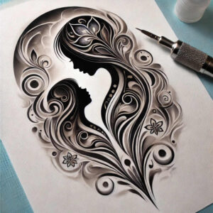 forever-tattoo – tattoo design ideas free ai generated – sparse – for-nape – Gallery: family-inkby-ai