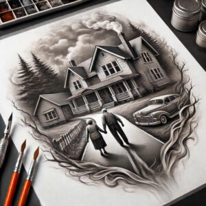 home-symbol-tattoo – tattoo design ideas free ai generated – airy-touch – for-shoulder-blade – Gallery: family-inkby-ai