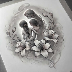 initials-tattoo – tattoo design ideas free ai generated – discreet – for-foot – Gallery: family-inkby-ai