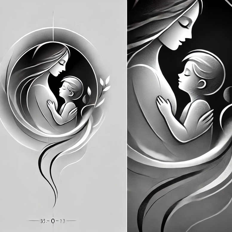 symbolic-tattoo – tattoo design ideas free ai generated – silent – for-fingers – Gallery: family-inkby-ai