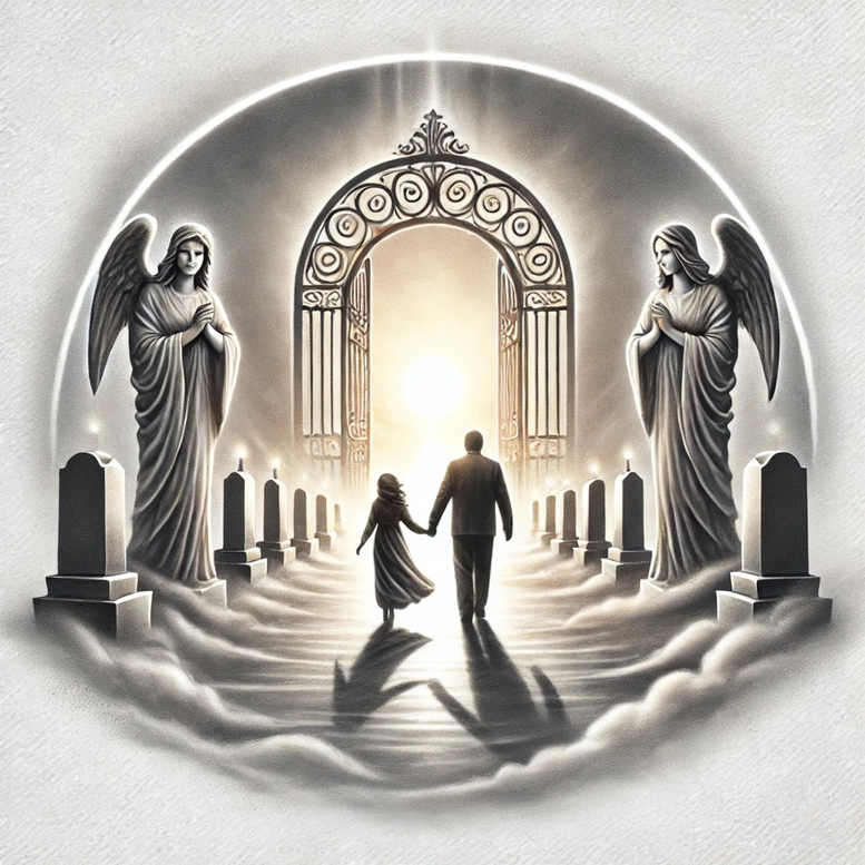 family tattoo design ideas Realism reflective light belonging for full back