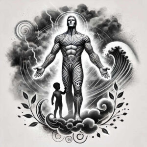 family tattoo design ideas Surrealism hyperreal foundation symbol of courage