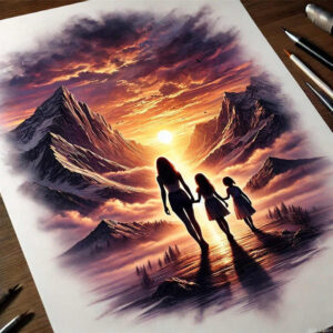 family tattoo design ideas color overlays foundation symbolising perseverance