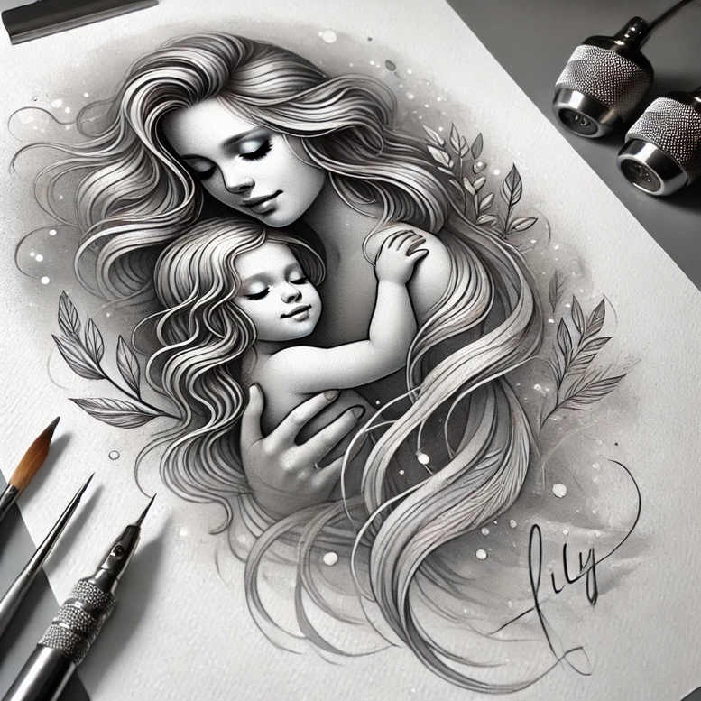 family tattoo design ideas black-and-white home symbol stands for endurance