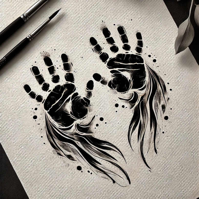 family tattoo design ideas naturalistic protection circle for lower back