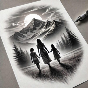 family tattoo design ideas Realism illusion of depth rooted shows endurance