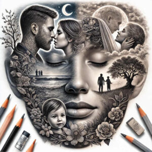 family tattoo design ideas fisheye support embodying courage