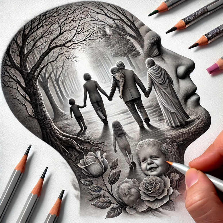 unity-tattoo – tattoo design ideas free ai generated – diminutive – for-full-back – Gallery: family-inkby-ai
