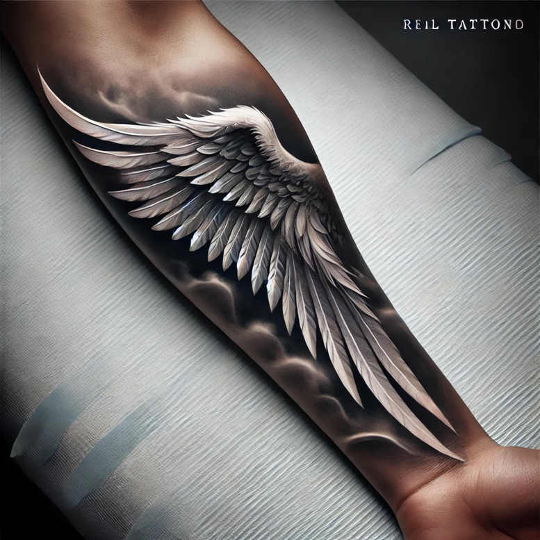 unity-tattoo – tattoo design ideas free ai generated – negative-space – for-elbow – Gallery: family-inkby-ai
