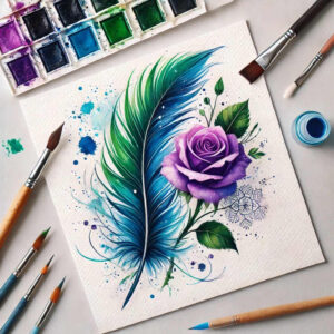 feathers tattoo design ideas micro line detailed texture meaning resilience