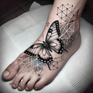 contour-tattoo – tattoo design ideas free ai generated – symbol-mark – for-shin – Gallery: geometric-inkby-ai