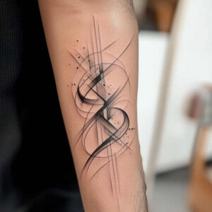 geometric-form-tattoo – tattoo design ideas free ai generated – sparse – for-forearm – Gallery: geometric-inkby-ai