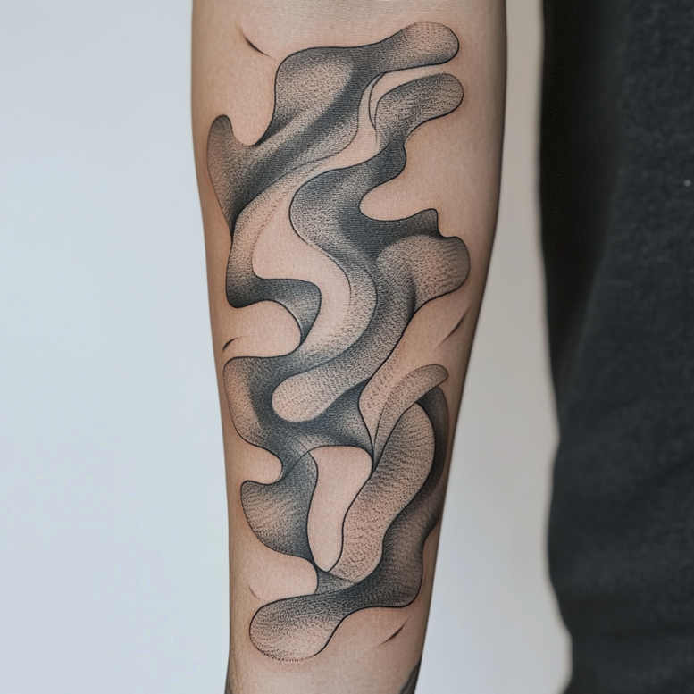 symmetrical-geometric-tattoo – tattoo design ideas free ai generated – gentle – for-upper-shoulder – Gallery: geometric-inkby-ai