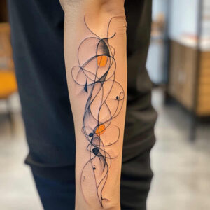 geometric tattoo design ideas geometric outline detailed symmetry perseverance and power
