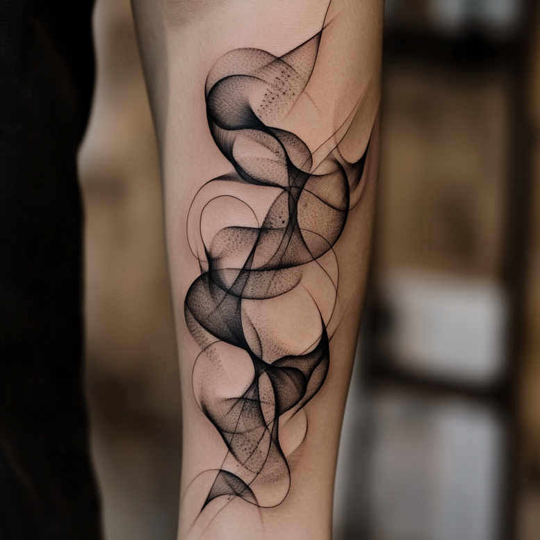 geometric tattoo design ideas cartoon style symmetric shows resilience