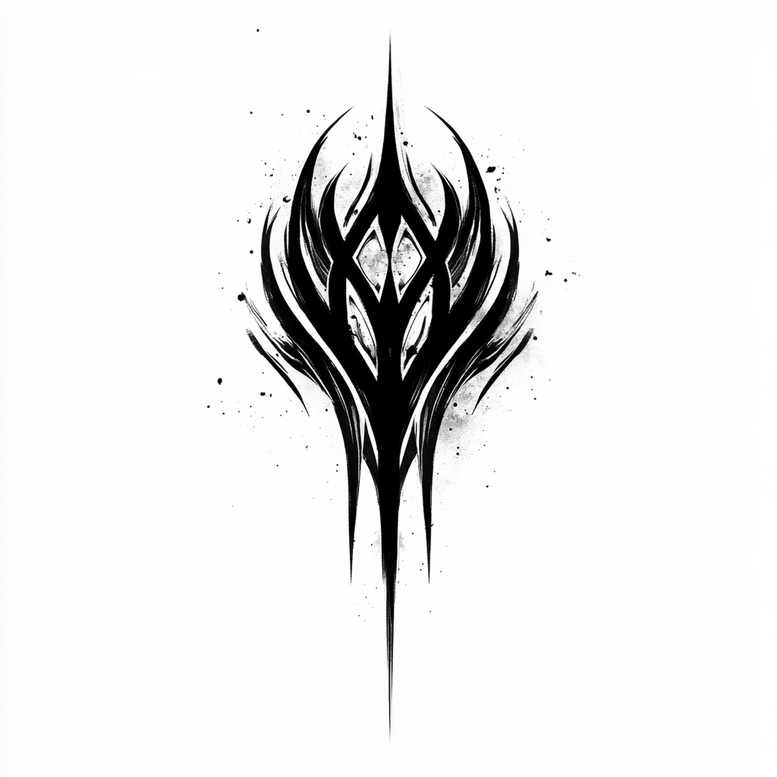 graphic-design – tattoo design ideas free ai generated – circle-geometry – for-side – Gallery: graphic-inkby-ai