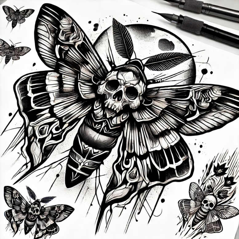 graphic-style – tattoo design ideas free ai generated – triangle – for-calf – Gallery: graphic-inkby-ai