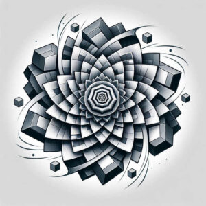 graphic-texture – tattoo design ideas free ai generated – whip-shading – for-lower-back – Gallery: graphic-inkby-ai