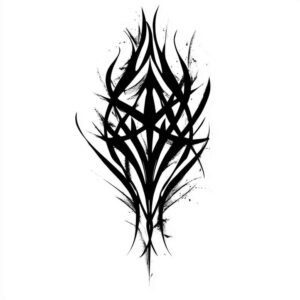 graphic tattoo design ideas mandala grid abstract polygons for ribs