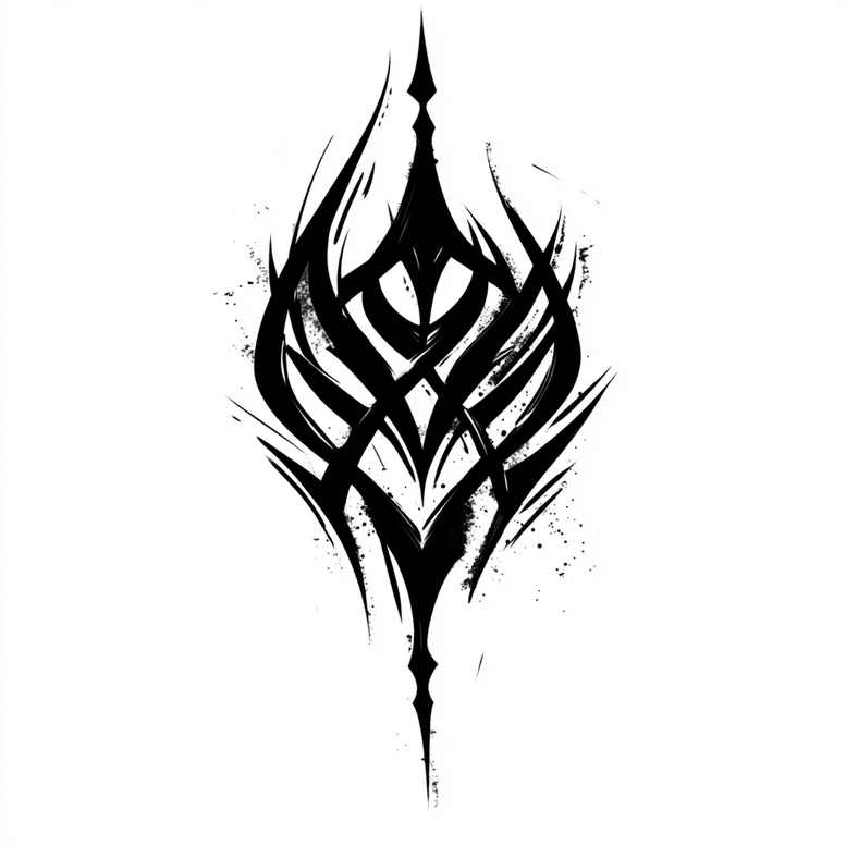 graphic tattoo design ideas intricate web connected dots meaning courage