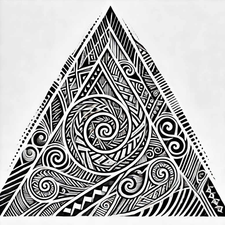 graphic tattoo design ideas puzzle pattern gridwork for upper shoulder