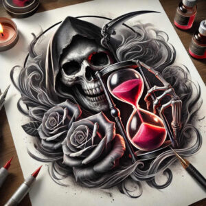 death-and-rebirth-tar-realism-soft-transitions – tattoo design ideas free ai generated – Gallery: grim-reaper-inkby-ai