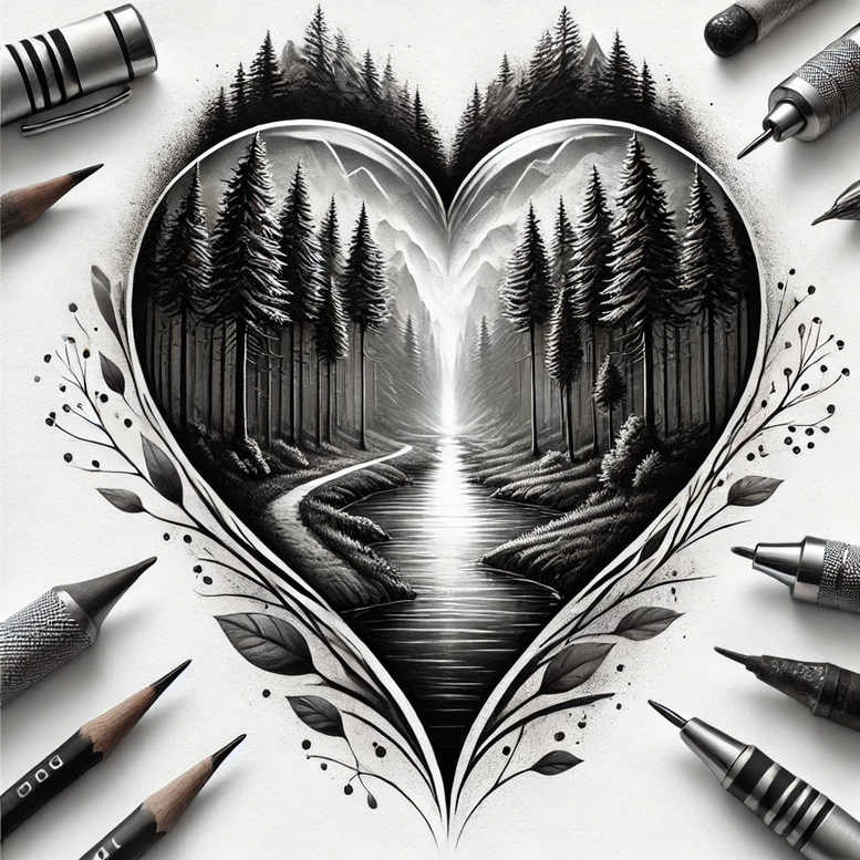 hearts tattoo design ideas geometric anatomy embodying resilience