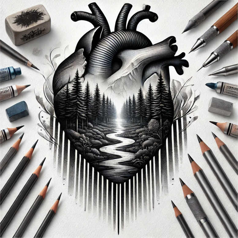 hearts tattoo design ideas close-up delicate for side torso