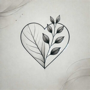 hearts tattoo design ideas Surrealism enigmatic heartbeat line embodying endurance