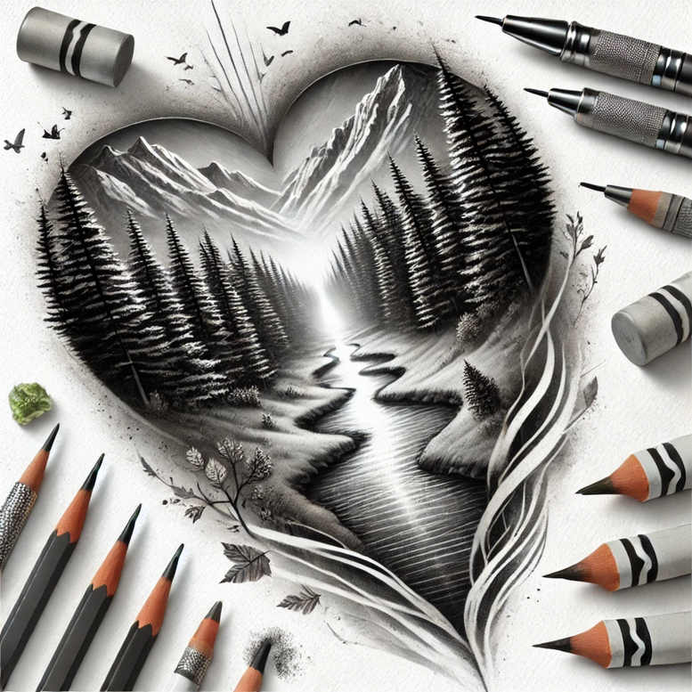 hearts tattoo design ideas refined detail tribal for side