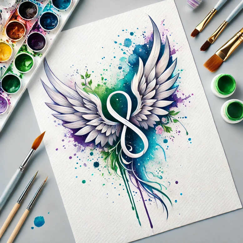 infinity-with-waves-empty-space-for-upper-thigh – tattoo design ideas free ai generated – Gallery: infinity-signs-inkby-ai