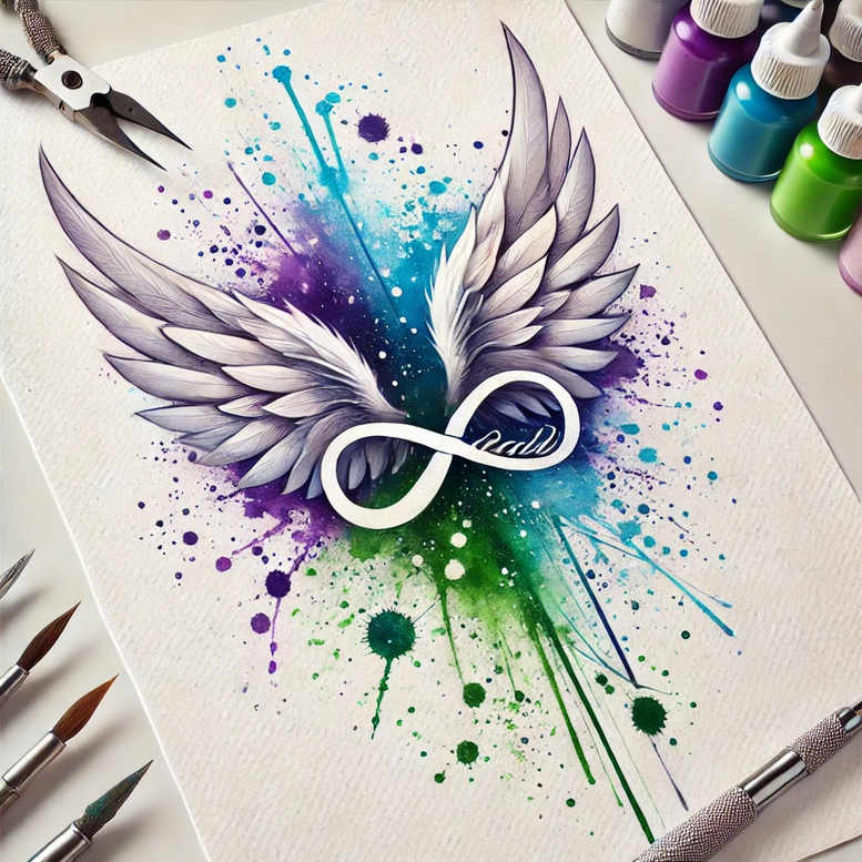 infinity-signs tattoo design ideas tiny detail elegant for inner arm