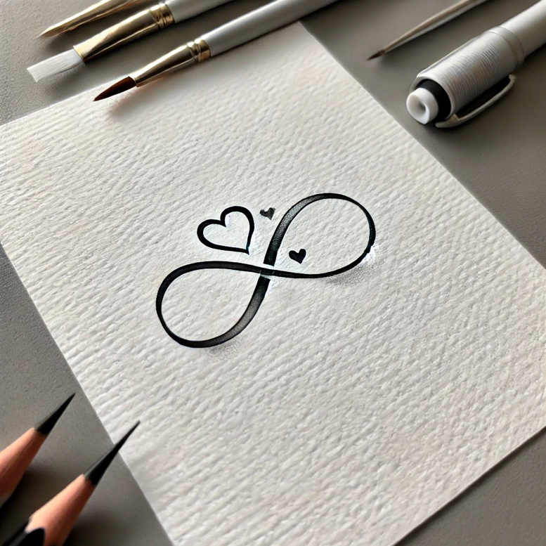 infinity-signs tattoo design ideas mini geometry symbolic connection symbolising resilience