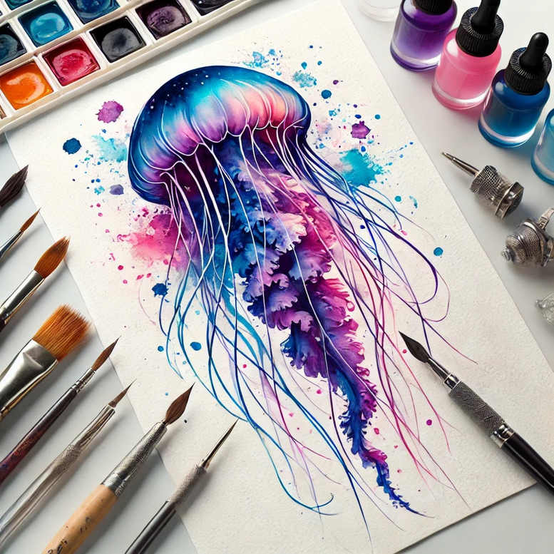 Zwierzęta wodne - Free tattoo design ideas ai genereted - inkby.ai