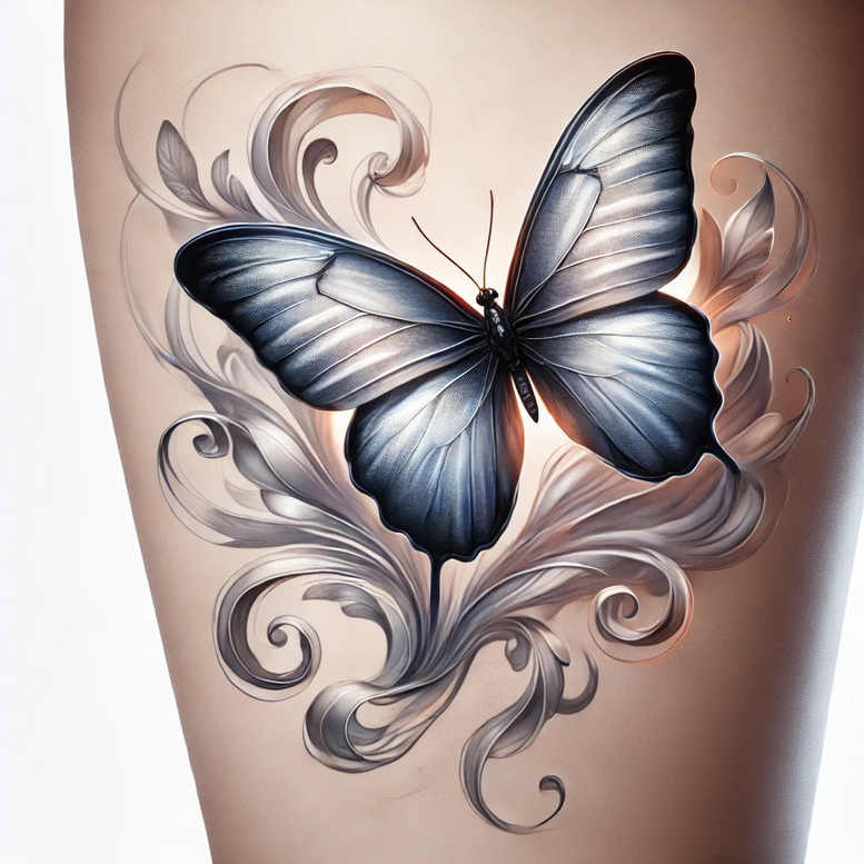 Motyle ćmy ważki - Free tattoo design ideas ai genereted - inkby.ai