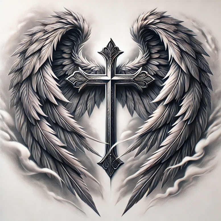 Skrzydła - Free tattoo design ideas ai genereted - inkby.ai