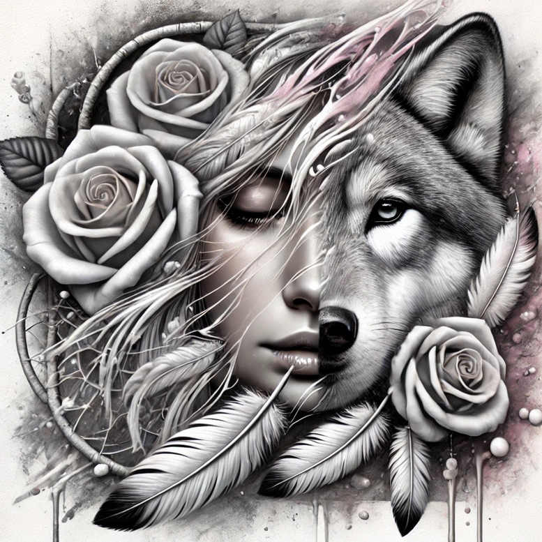 Twarze - Free tattoo design ideas ai genereted - inkby.ai