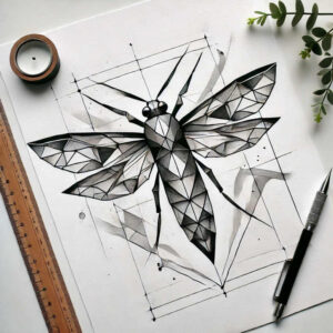 Motyle ćmy ważki - Free tattoo design ideas ai genereted - inkby.ai