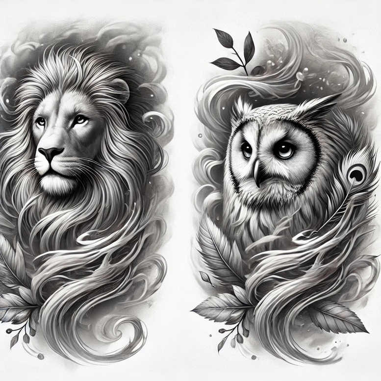 Sowy - Free tattoo design ideas ai genereted - inkby.ai