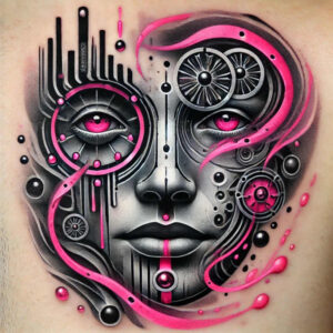 Surrealistyczne postacie - Free tattoo design ideas ai genereted - inkby.ai