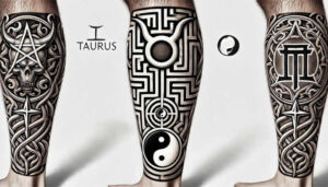 Znaki zodiaku - Free tattoo design ideas ai genereted - inkby.ai