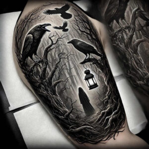 Inne mroczne - Free tattoo design ideas ai genereted - inkby.ai