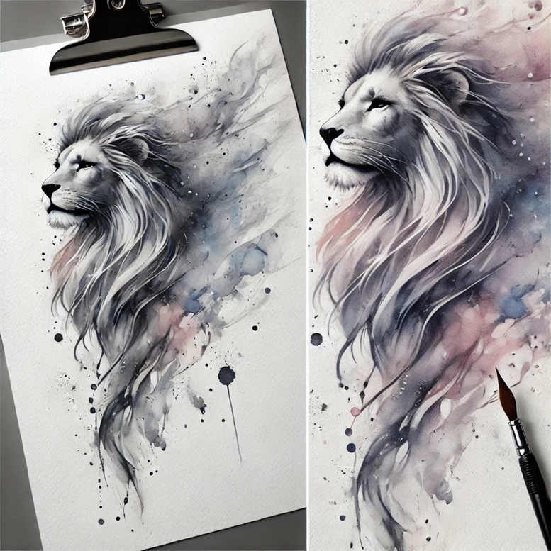 Lwy - Free tattoo design ideas ai genereted - inkby.ai