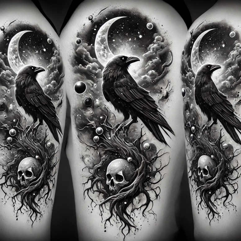 Inne mroczne - Free tattoo design ideas ai genereted - inkby.ai