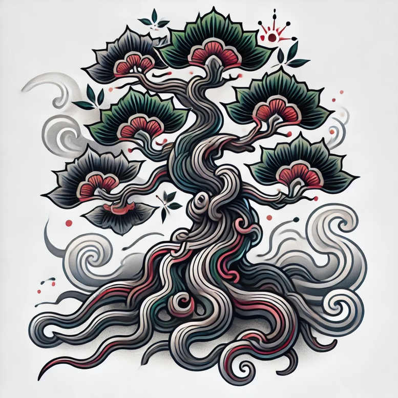 Drzewa - Free tattoo design ideas ai genereted - inkby.ai